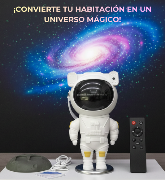 Galaxy Astronaut™ — Proyector Galaxia con Altavoz Bluetooth