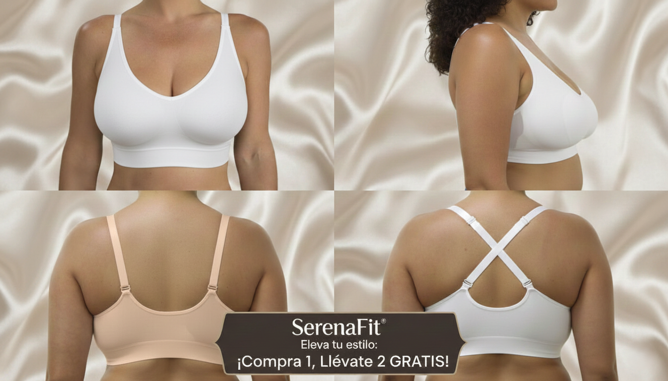 SerenaFit ¡Sujetador Sin Costuras + 2 Pares de REGALO!