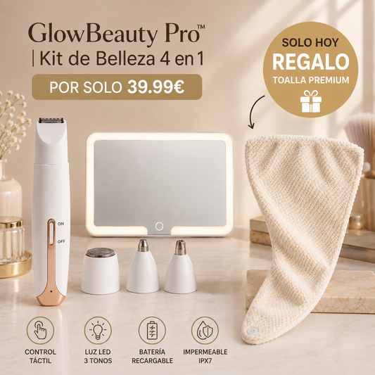 GlowBeauty Pro™ | Kit de Belleza 4 en 1