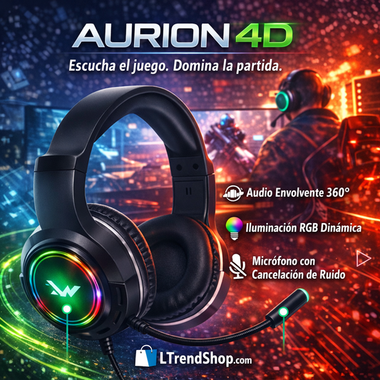 AURION 4D – Cascos Gaming RGB