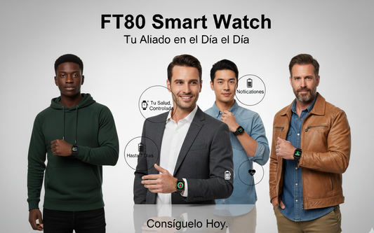 FT80 Smart Watch Tecnología Avanzada para un Estilo de Vida Inteligente