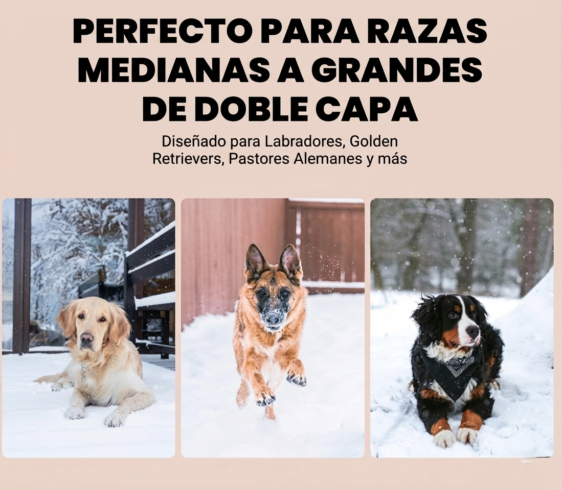 Menos pelo en casa desde el primer cepillado  🐶🐱✨