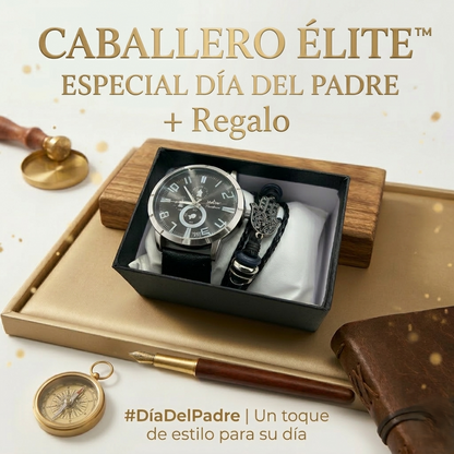 Reloj Caballero Elite™ + Pulsera REGALO 🎁