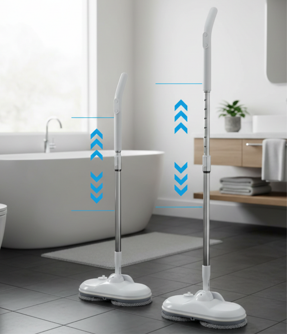 PureMop360 Eléctrica Con Depósito + 4 Almohadillas de Regalo