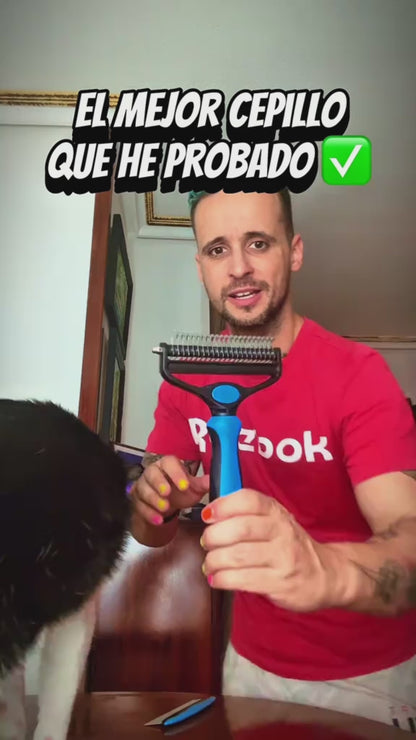 Menos pelo en casa desde el primer cepillado  🐶🐱✨
