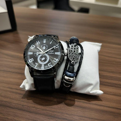 Reloj Caballero Elite™ + Pulsera REGALO 🎁